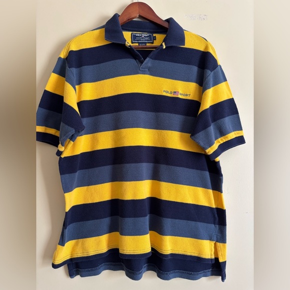 Polo Ralph Lauren Other - Vintage Polo Sport by Ralph Lauren polo shirt waffle knit 90’s men’s size large